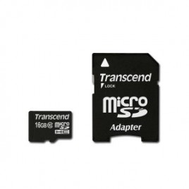SDHC Transcend 16GB micro cl10