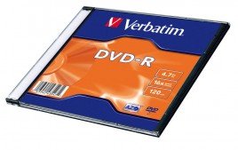 DVD-R Verbatim 4.7GB slimcase