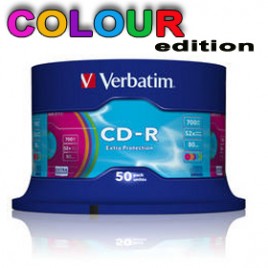 CD-R Verbatim 700MB Colour