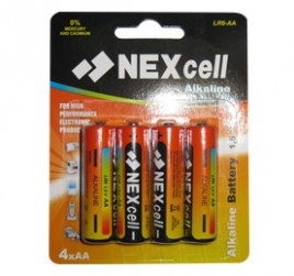 BAT. Nexcell AA 4xLR6 1.5V