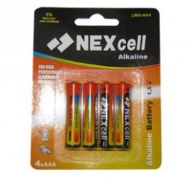 BAT Nexcell AAA 4xLR03 1.5V
