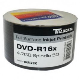 DVD-R Traxdata 16x print.