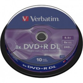 DVD+R Verbatim 8.5GB DL print