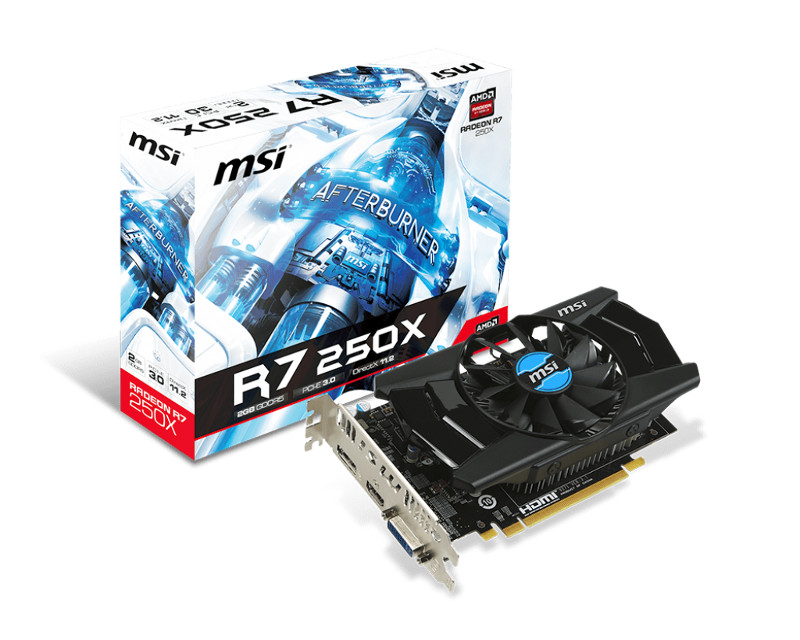 VGA MSI R7 250X OC 2GB GDDR5