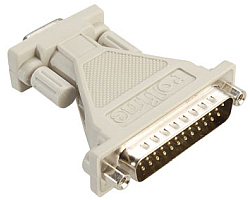 Roline adapt. RS232 DB9F-DB25M