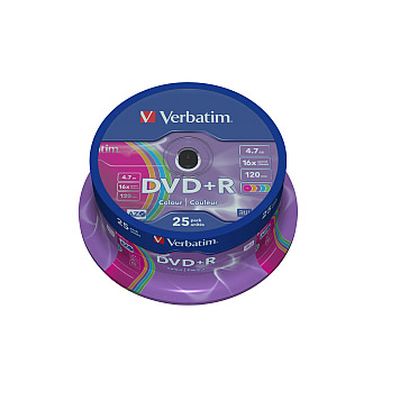 DVD+/-R Verbatim 25 Color