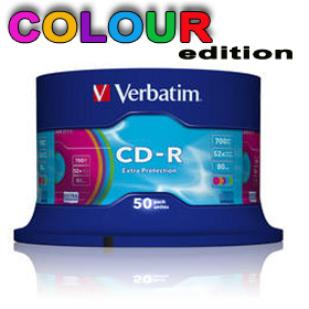 CD-R Verbatim 700MB Colour