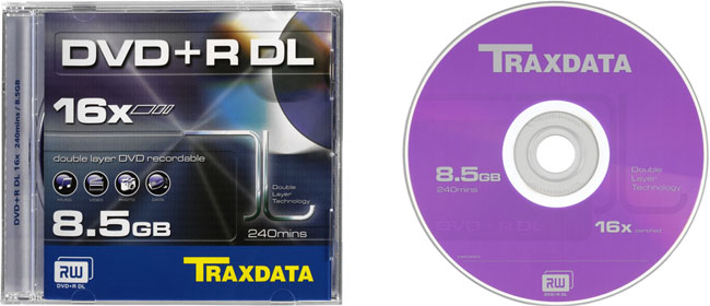 DVD+R Traxdata 8.5GB DL