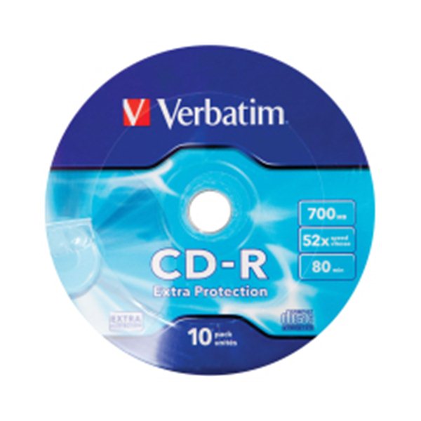 CD-R Verbatim 700MB cake 10