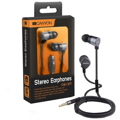 Slušalice Canyon CNE-CEP1B/S