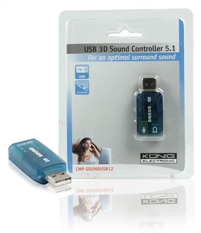 Zv Konig USB 5.1 3D Virtual